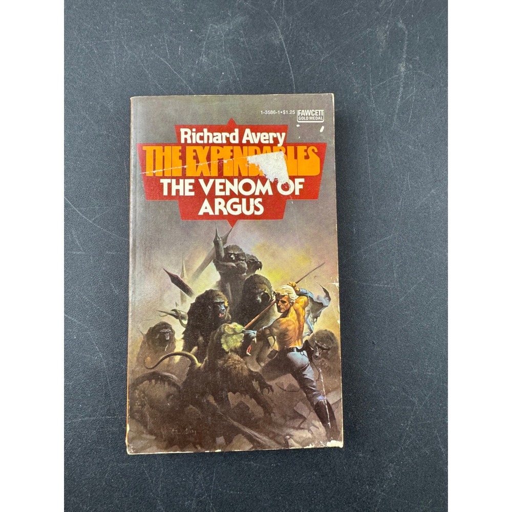 The Venom Of Argus The Expendables 4 Richard Avery Fawcett Gold Medal Sci Fi